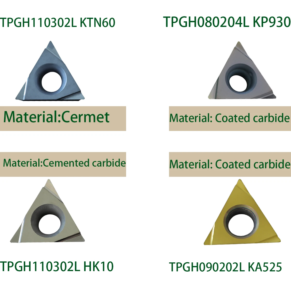 TPGH керамическая вставка TPGH090202L KA525 высококачественный токарный инструмент станок с ЧПУ режущие инструменты для