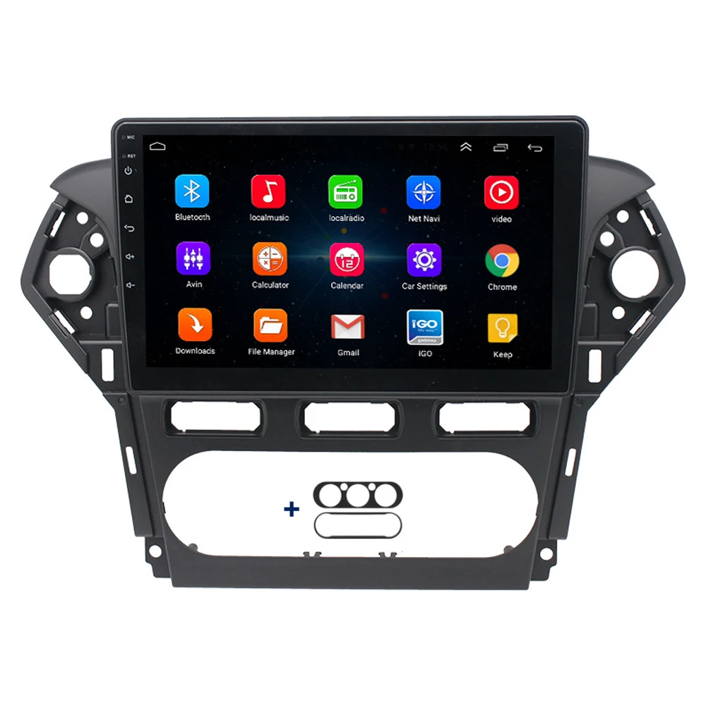 Умный 10,1 дюймовый автомобильный музыкальный плеер Android для Ford Mondeo 2011-2013 с GPS WiFi BT USB RDS радио телефонная связь автомобильный mp3-плеер