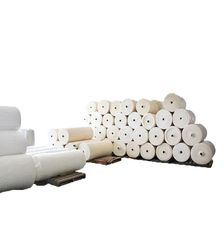 
High Quality 100% Cotton unbleached twill grey greige fabric for home textiles 