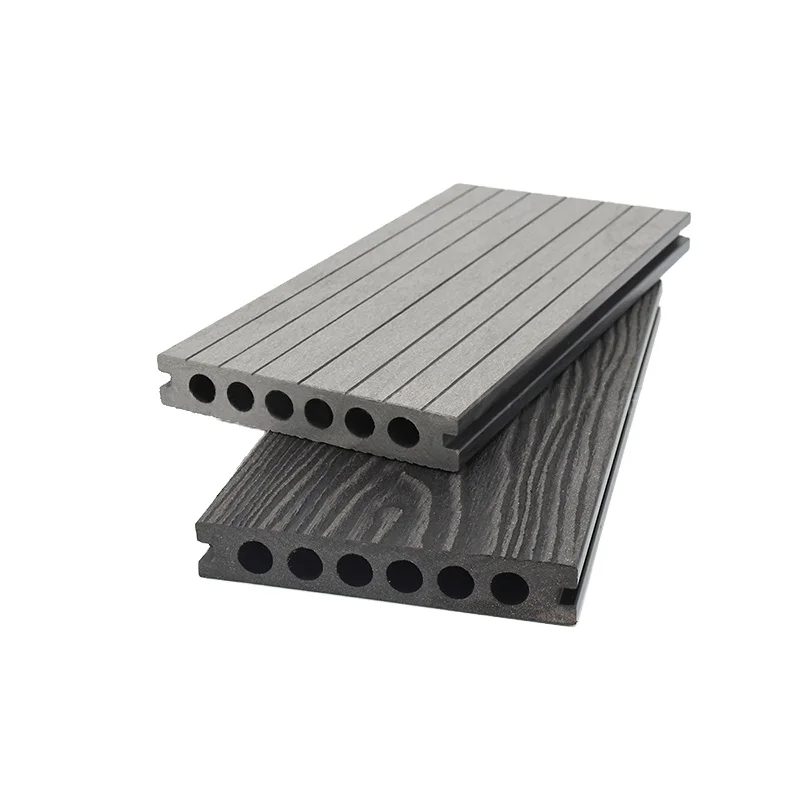 Наружная древесина HDPE композитный полый настил панель