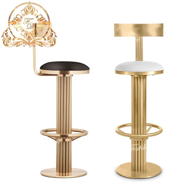 Барная мебель, Регулируемая металлическая рама с подставкой для ног, барный стул из стали