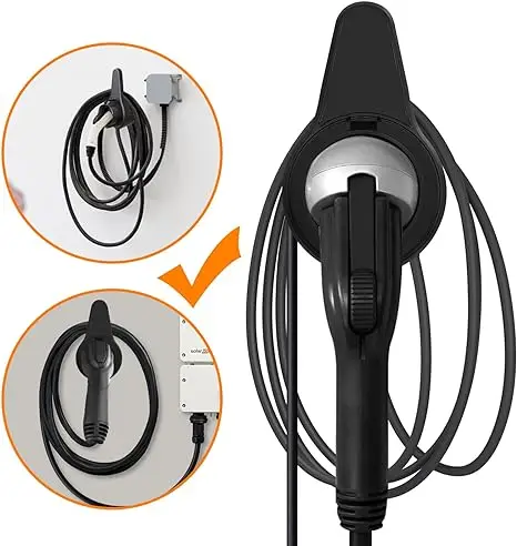 New Energy Vehicle Parts & Accessories Portable Wall Connector Holster J1772 Type 1/Type 2  EV Charging EV Charger Holder