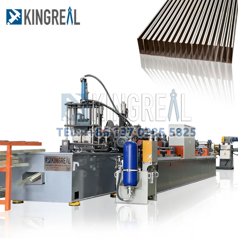 Acoustic Baffle Ceiling Roll Forming Machine 30M/Min U Channel Roll Forming Machine Ceiling Production Line Sale Russia Italy