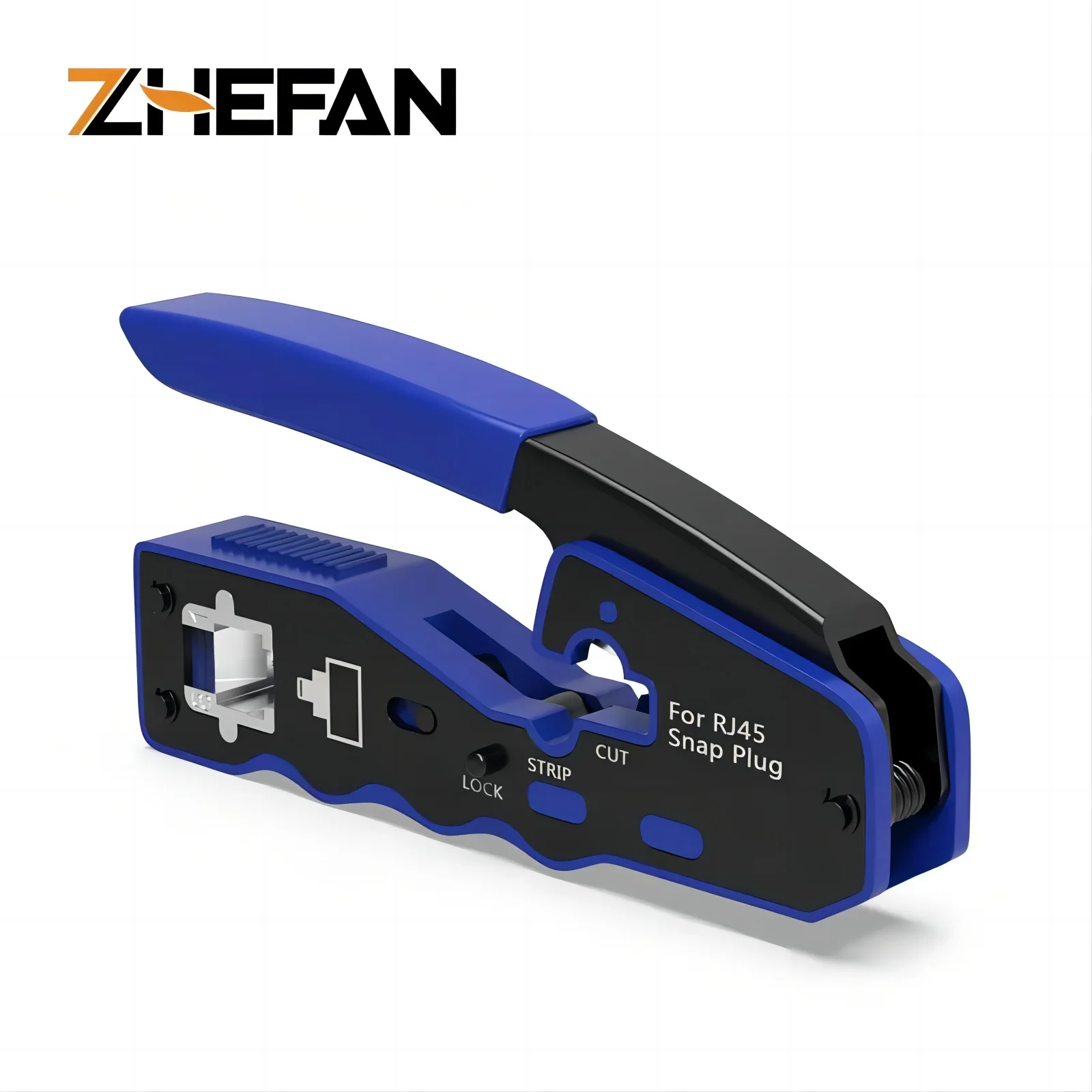 ZHEFAN Multifunction Rj45 Crimper Cat5e Cat6 Rj45 Connector Pliers Crimping Tool 8p Hand-held Network Cable Tool