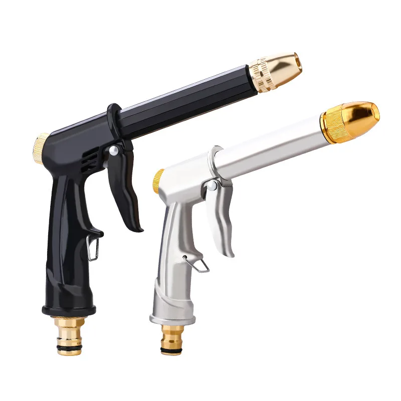 Tuosen automobile car washing gun household tap water watering head metal washing water pistols high pressure car washing gun