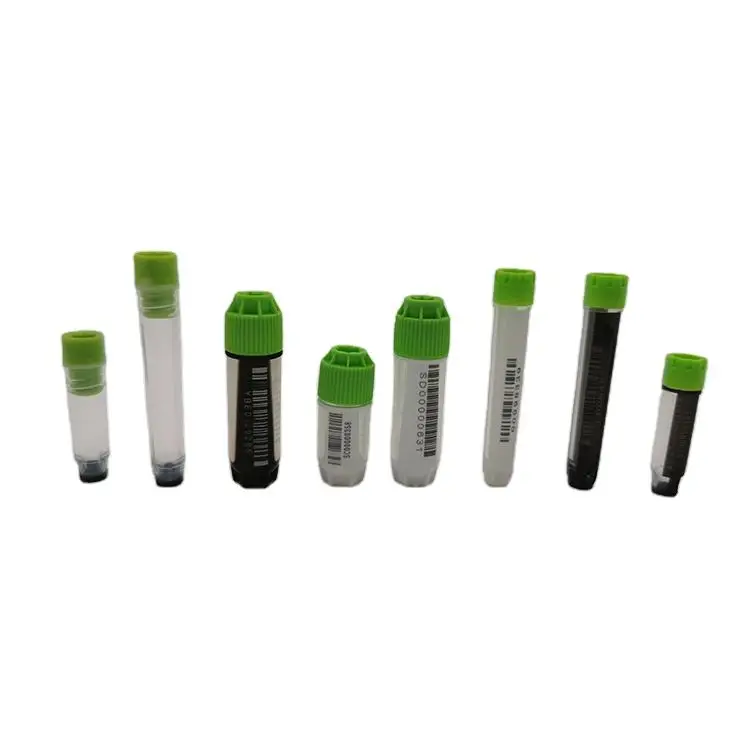 Transparent External Thread Self Standing Test Tube 5ml Cryogenic Vial Cryovial Cryo Tubes
