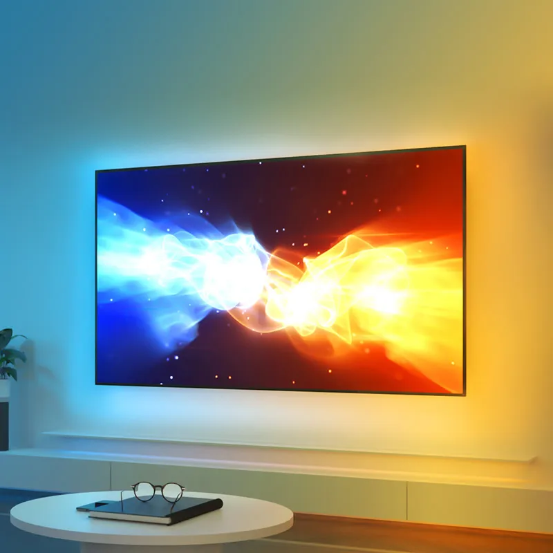 Banqcn 12V smart TV strip home light with  sync box wifi RGBIC RGB music rhythm models dynamic model for TV game room