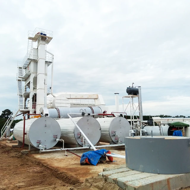 160tph  bitumen hot batch mix machine