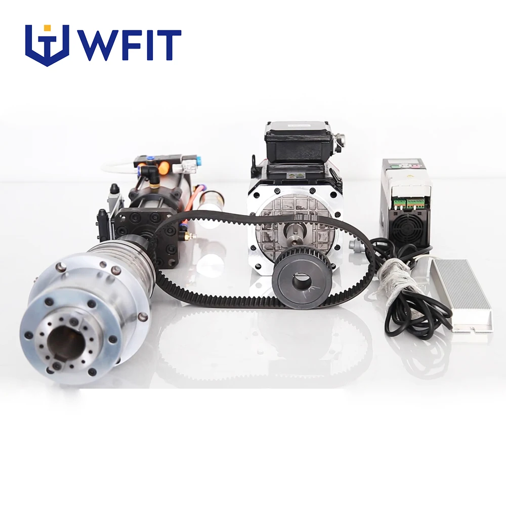 BT50 6000rpm 150mm ATC hardly work belt drive spindle set for milling spindle