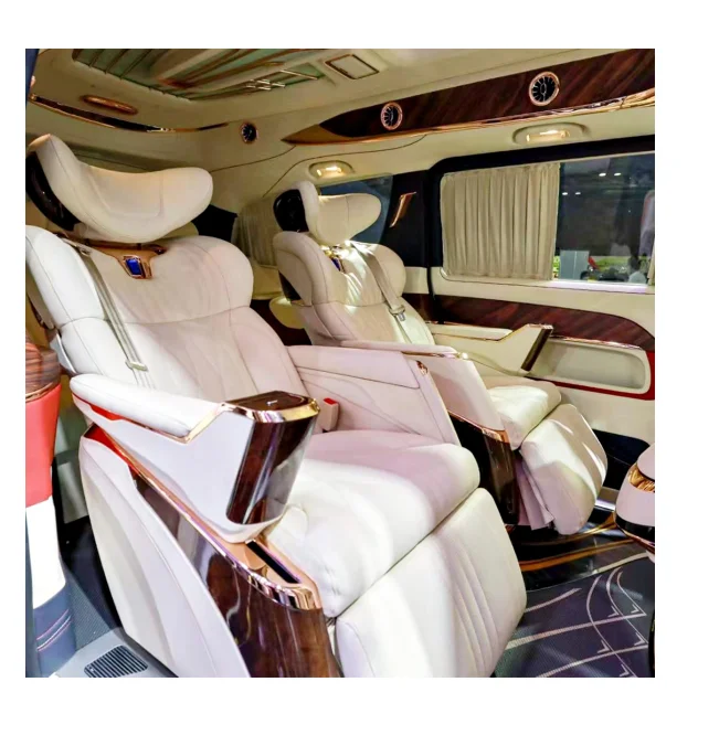 NEW 2024 VIP Multifunctional luxury aviation seat Modification Interior Upgrade Mercedes Sprinter Vito Toyota Hiace