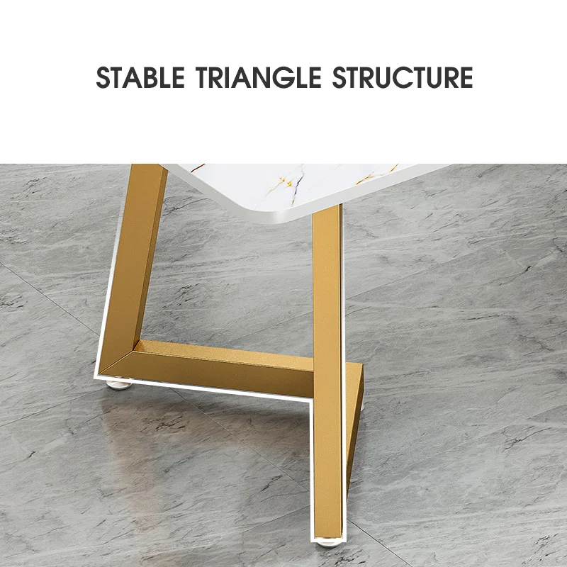 Multifunctional small apartment steel wood dining table dinner table for modern dining table