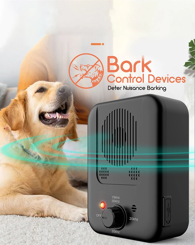 Professional Anti Bark Dog Collar No Shock Dog Training Collar Pet Training Products For Dogs Electronic Bark Control