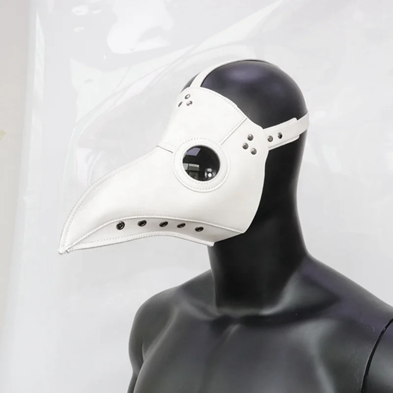Halloween Carnival Costume as Killer Black Death Protective Mask, Steampunk Movie Props Holiday Party Masks