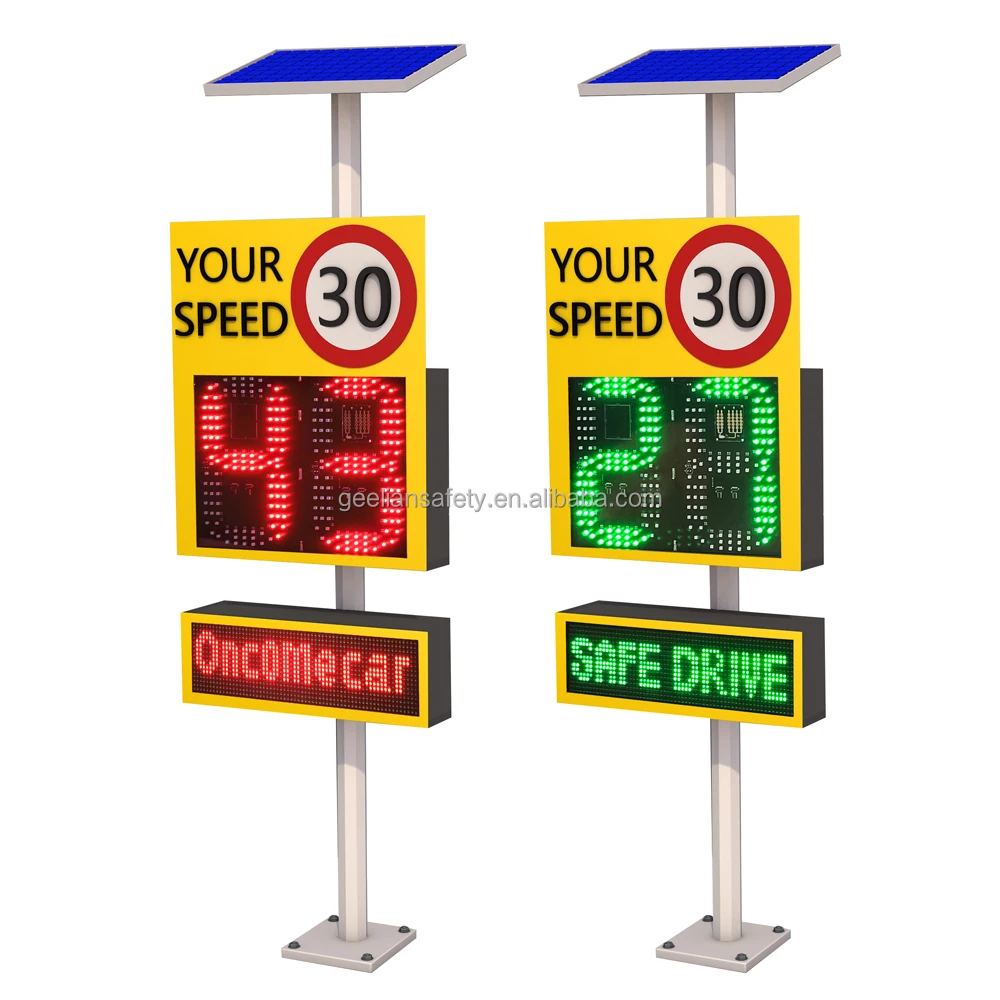 Multifunctional Companies Rental Los Angeles Portable radar Speed Sign Vehicle Loop Detector