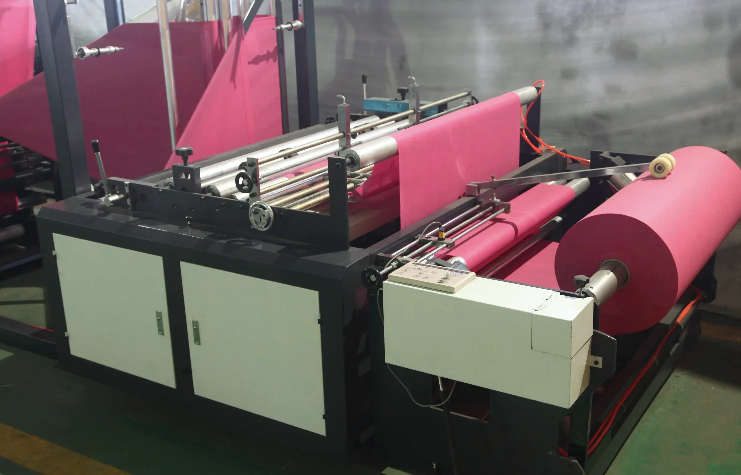 HUABO Wanted non woven zip lock slider bag making machine