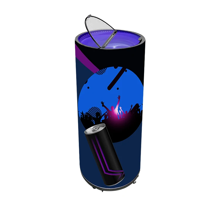 Горячая распродажа, 77л, удобный магазин, круглый цилиндр, охладитель напитков с колесиком, электричество R134a/r600a CN;ZHE Meisda опция SC77Y