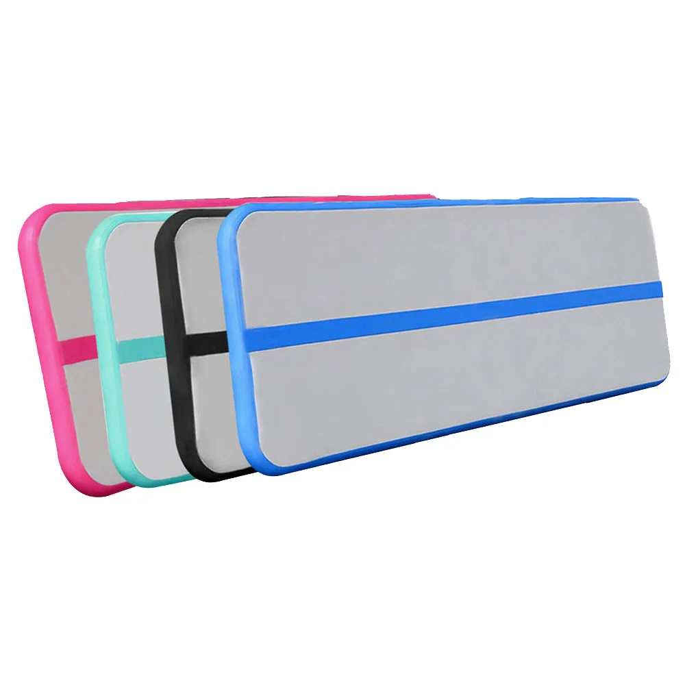 Inflatable track mat blue factory price home cheap gym equipment mattress Tumbling gymnastics inflatable air track