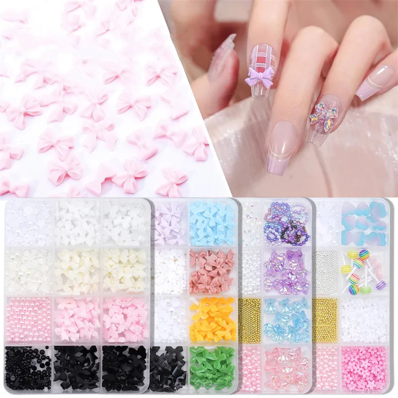 3D Flower Acrylic Nail Charm for Nail Art and DIY Nail Decoration