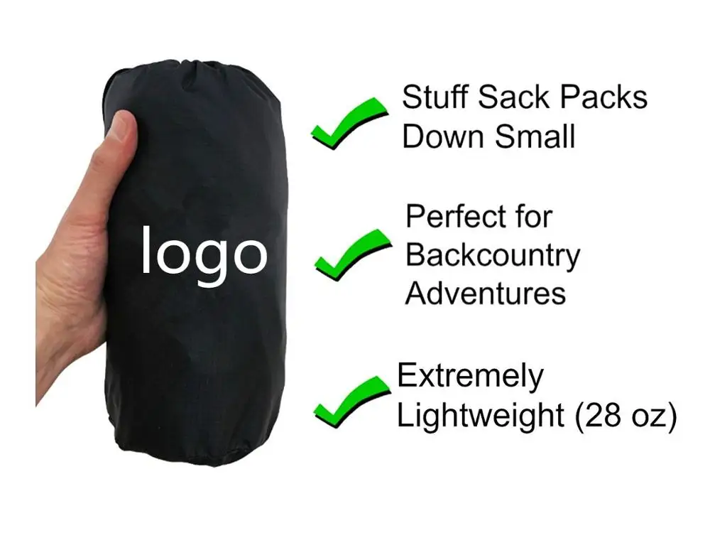 Amazon Hot Sales Customize Hammock Tarp Fits Double Hammocks Hammock Rain Fly