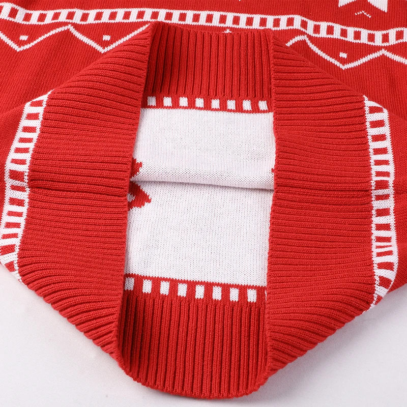Customization merry christmas clothes fashion sweater women christmas sweaters for adults chunky knit sweater