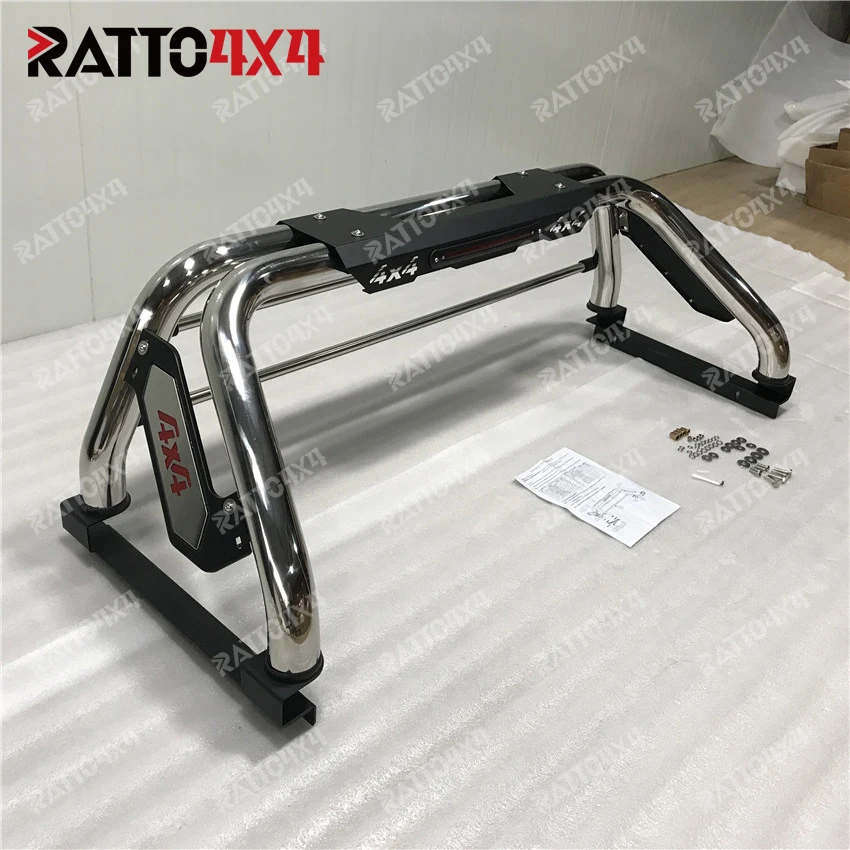 Ратто из нержавеющей стали новый стиль корзина для крыши и рулон Toyota Hilux Revo пикап