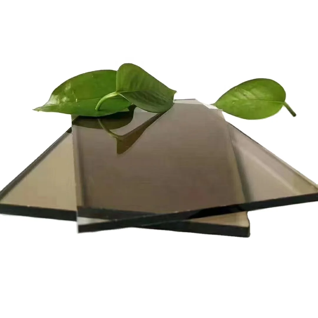 3mm  4mm 6mm black  emerald green light grey dark gray euro bronze brown ocean blue window tinted float glass