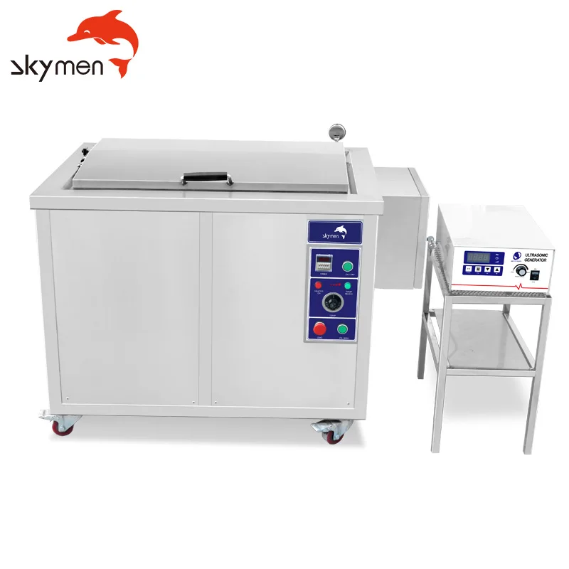 auto parts industrial hardware oil removing cleaning engine block cylinder ultrasonic cleaner recycle high efficiency