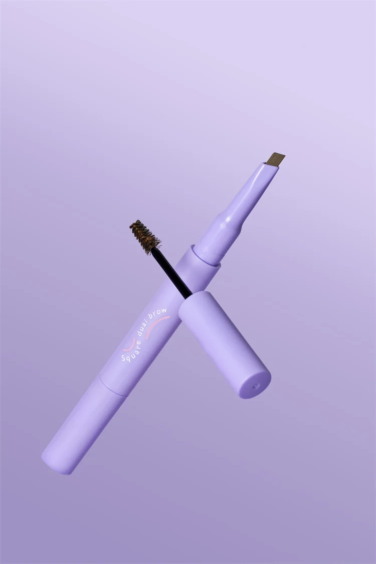 High End Design Precise Eyebrow Line And Natural Coloring lalaCHUU Square Dual Brow For Long Term Maintenance