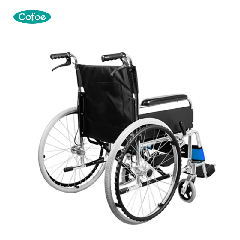 Lightweight Portable Carbon Fiber Folding Manual Wheelchair for Disabled