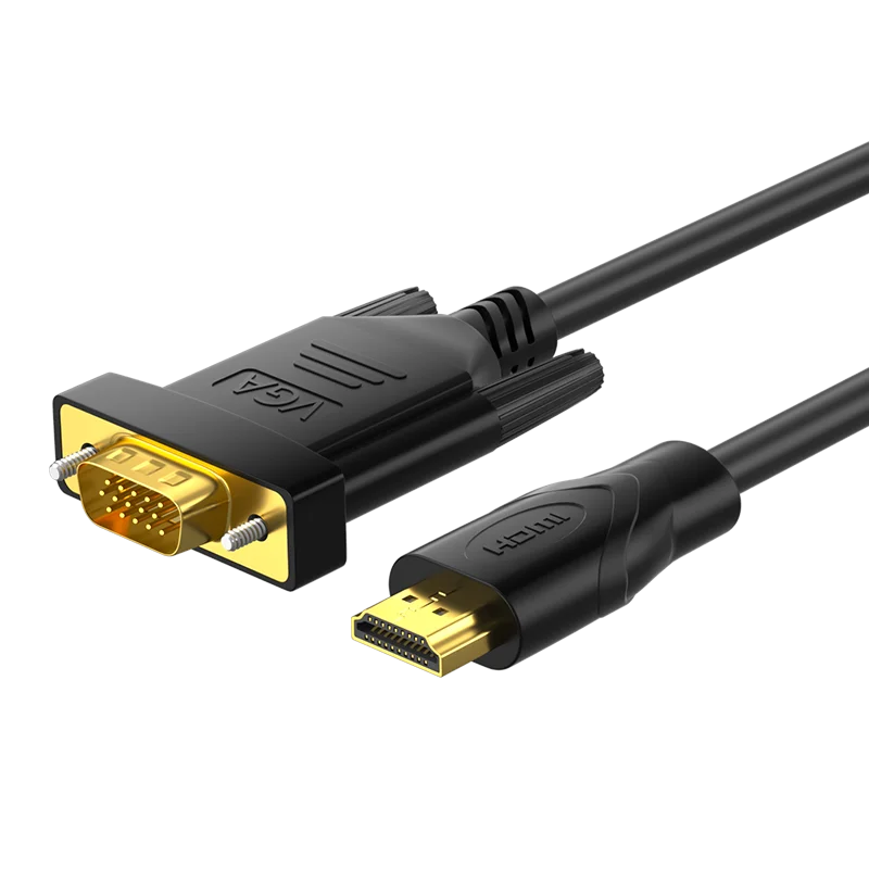 China Factory Price High  Quality  High Definition Conversion Micro Male to Male Hdtv To Vga Cable Supporting 3d 1080p 60hz