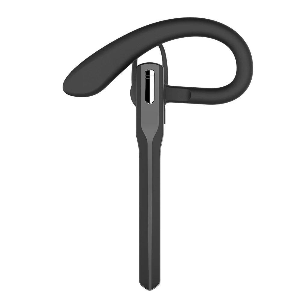 Wireless Single Earpiece Hook Bluetooth V5.0+EDR Good Sound Business Style Mic Stand Earphone