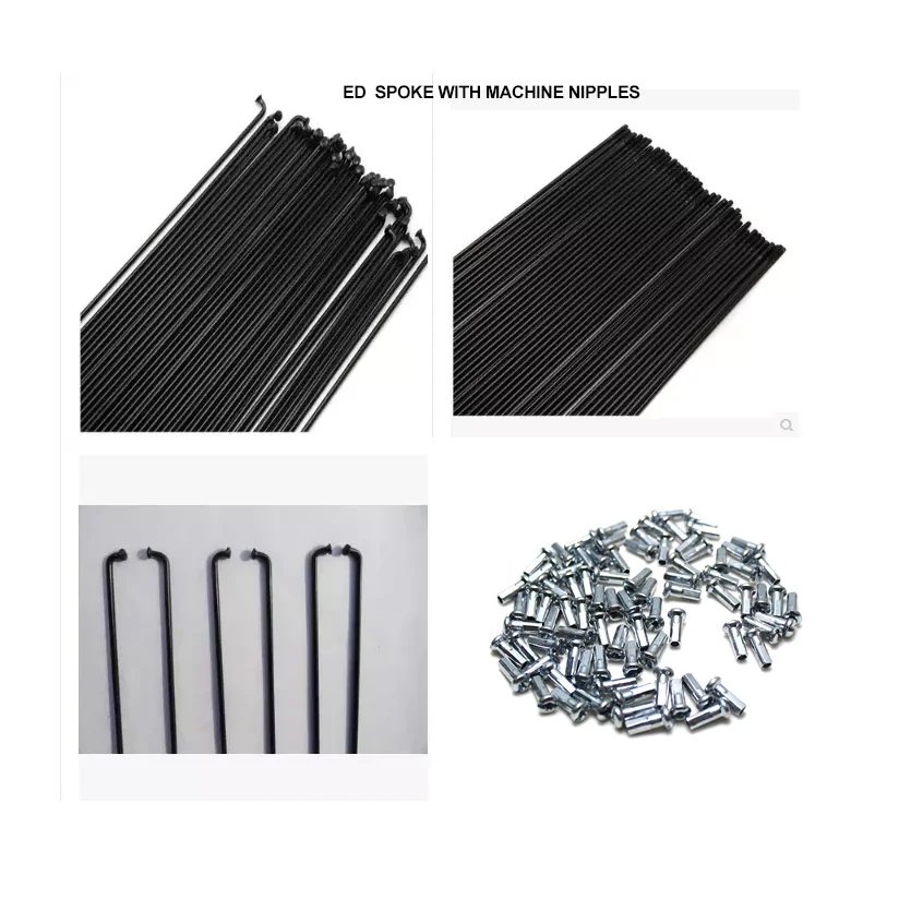 
C35/C45 ED black spoke with nipple 85mm-264mm 