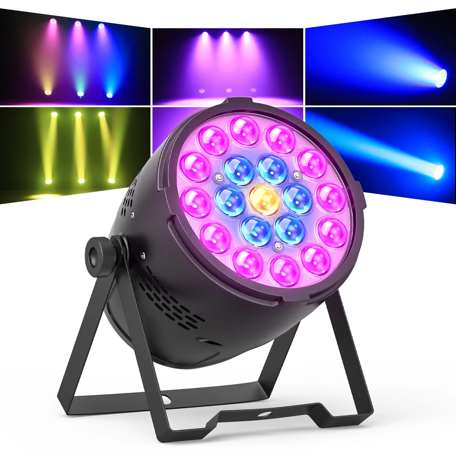 U`King High Brightness 19*15W LED RGBW 4 in 1 Par Lights For Stage Concert Bar DJ Lighting Equipment Zoom Par Light
