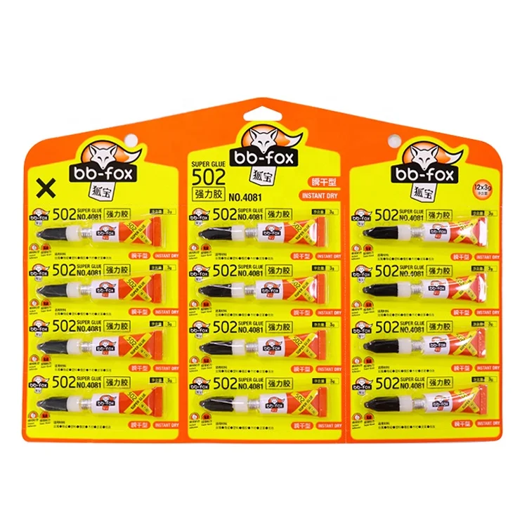 Wholesale Adhesive All Purpose 502 Super Glue Strong Bond Instant Dry Liquid Glue