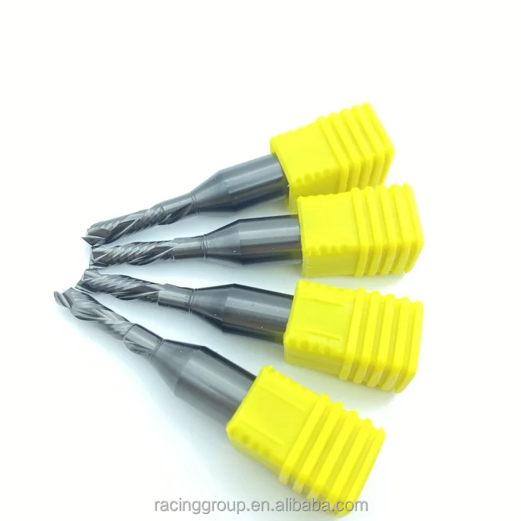 Carbide cut double spiral bit 3 flute TCT wood router bits milling cutters for wood