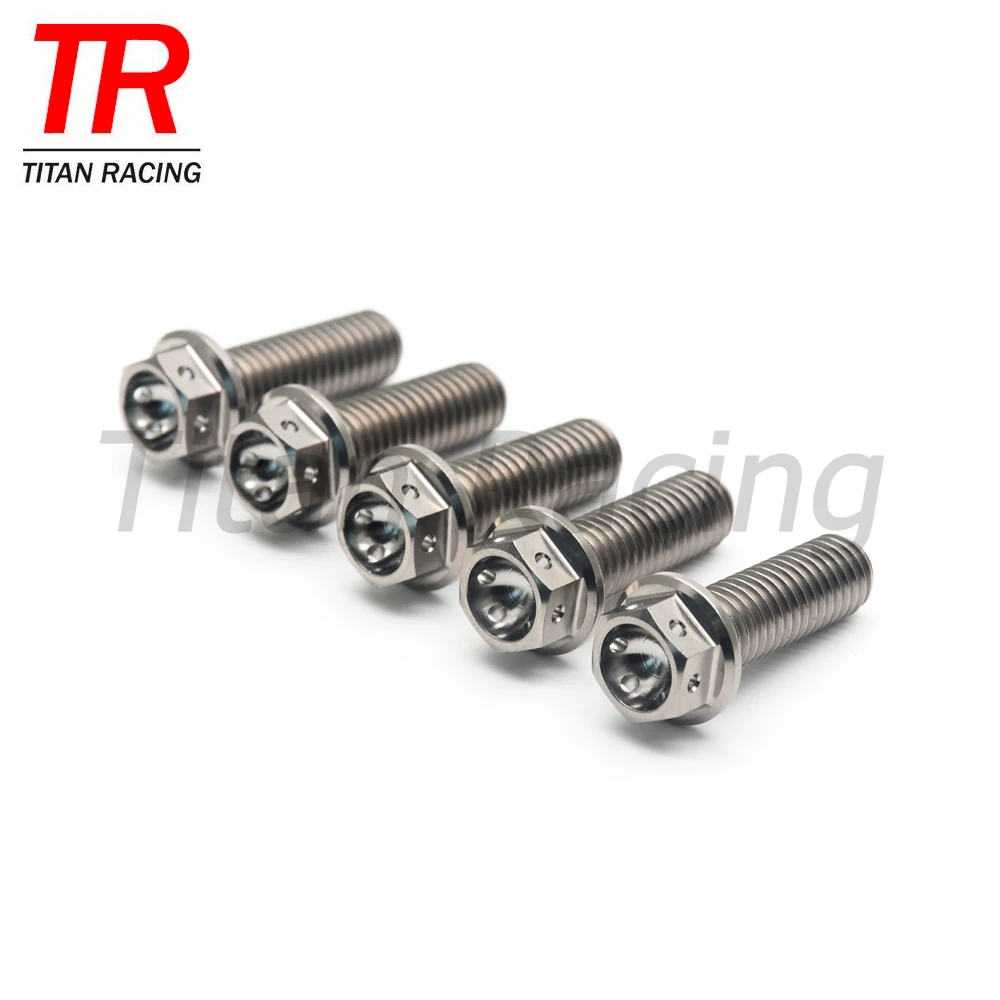 M5/6/8/10 Titanium Caliper Bolts Race Spec Hex Flange Bolt