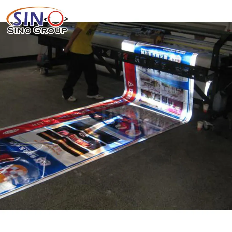 1.24X45.7M Eco-Friendly Solvent Printed White Reflective Film For Road Safety Facilities