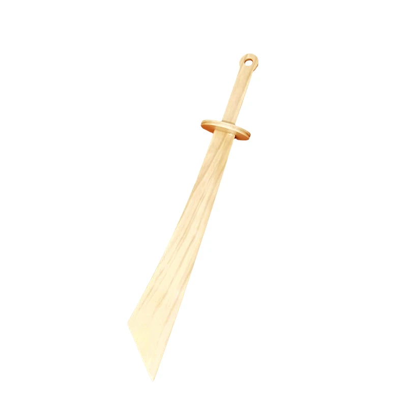Unsharpened Outdoos Sports Practice Swords Wooden Knife Toy Children Game Toy Wooden Katana Log Wood Sword