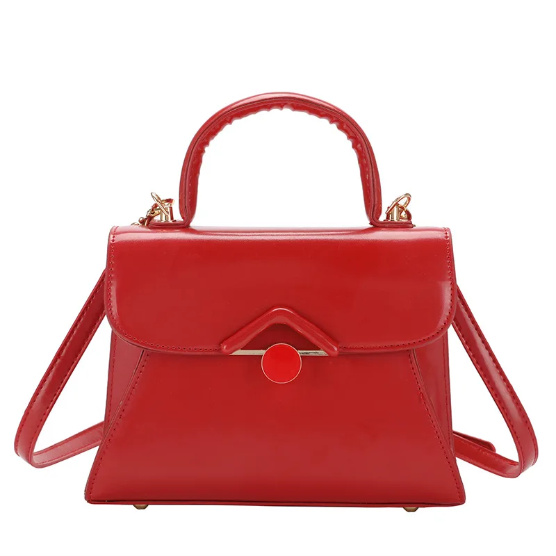 Sacs à bandoulière simples en cuir pu pour femmes, mode européenne, nouveau style, 2021