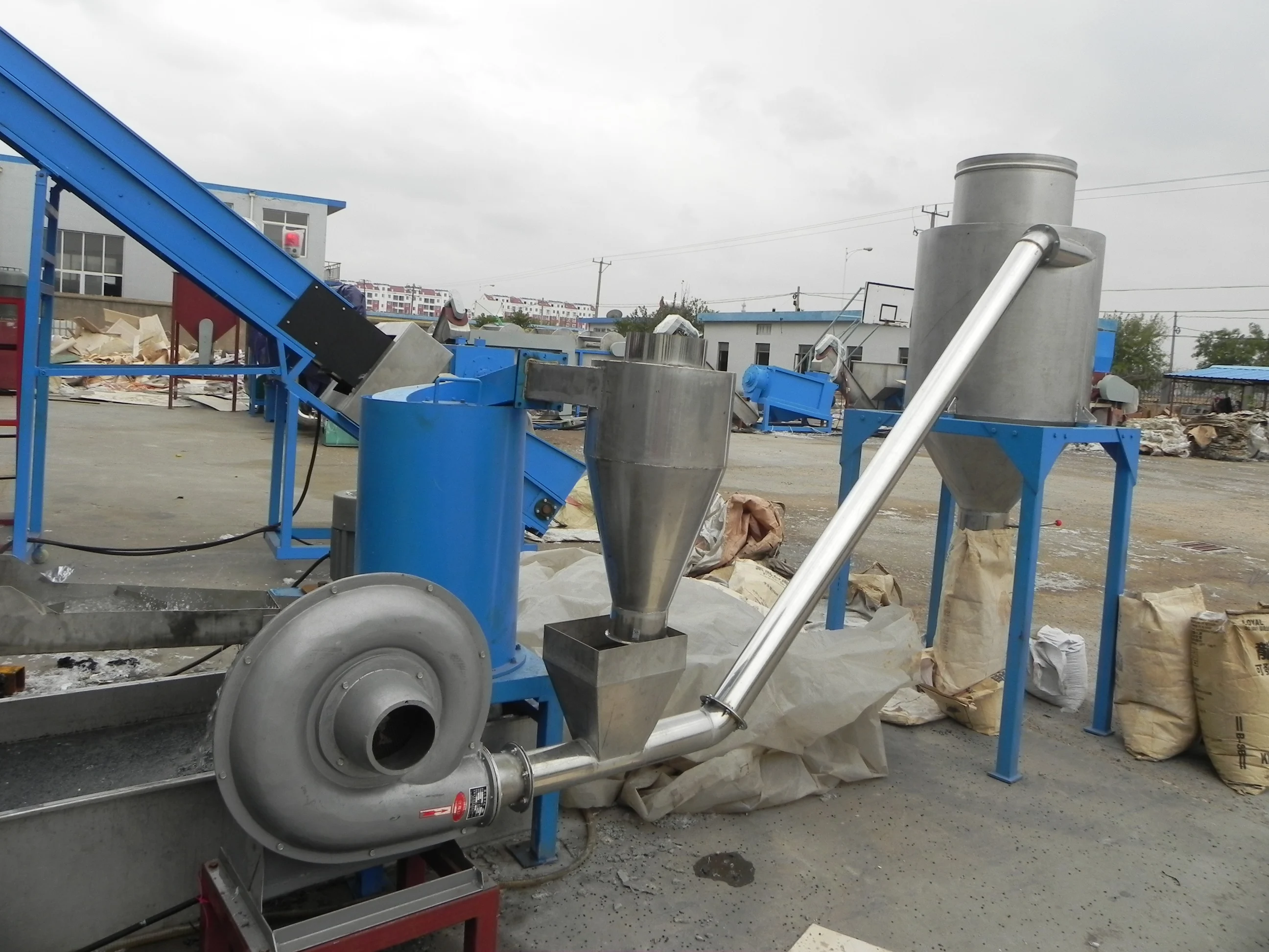 Линия по переработке вторичных плёнок PP/PE