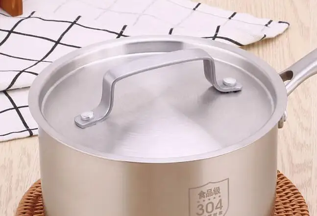 Cooking Pot Cookware Set Glass Lid 304 Stainless Steel food grade non stick pot kitchen tools Christmas new year