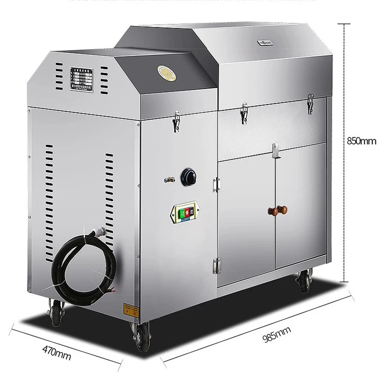 National Food Hygiene Standards Full Automatic Commercial Chestnut Roasting Machine/Sunflower Seed/Peanut Roaster Machine