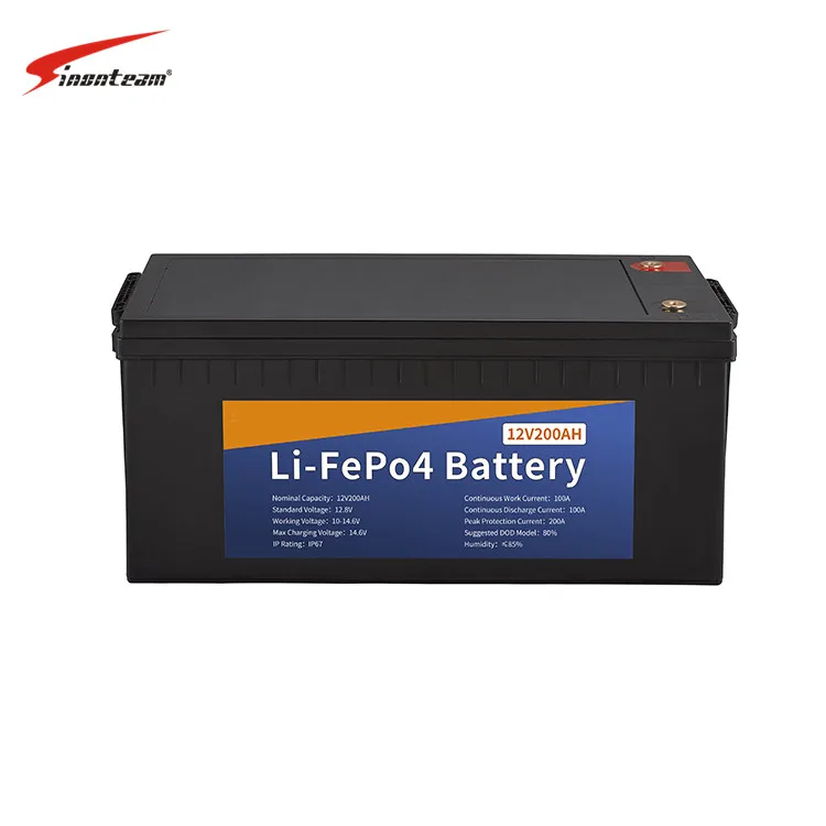 Deep Cycle Lifepo4 12v 200ah Solar Lithium Battery Batteries Lithium Lifepo4 China Factory