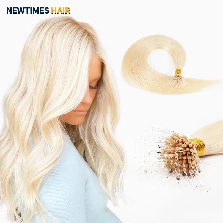 Pre-Bonded Stick Elastic Band Human Hair Extensions Brazilian Human Hair Extension Elastic Thread Hair Extensions