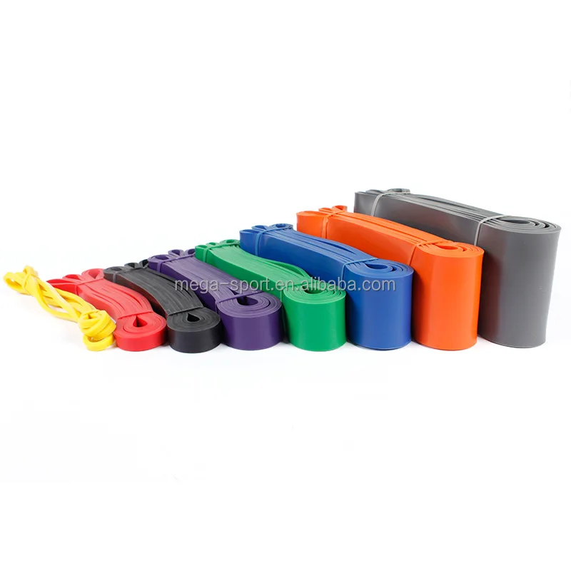 Wholesale Custom Logo Bande Resistance Sport Eco-friendly Massage Lacrosse Rubber Yoga Band