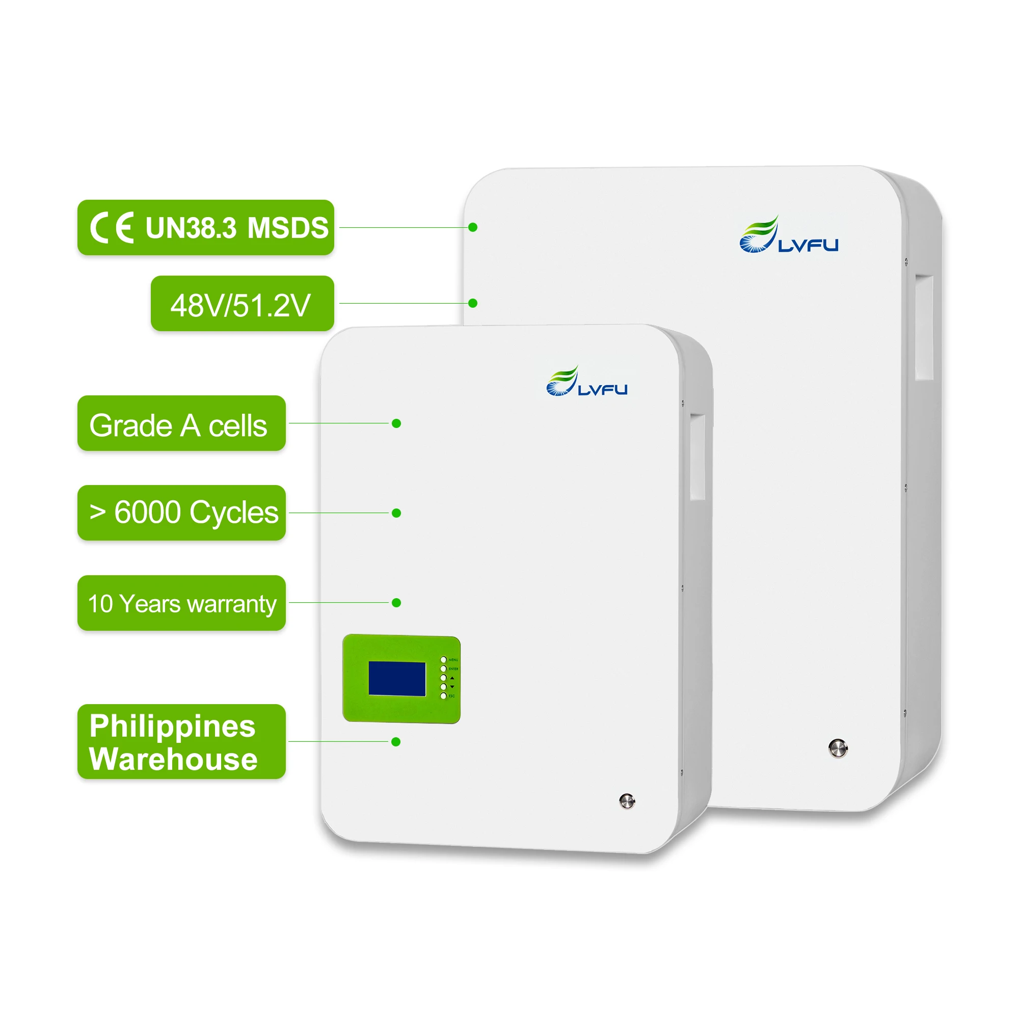 Литий-ионный аккумулятор LVFU Power Wall 51 2 в 5 кВтч 10 48 В Ач