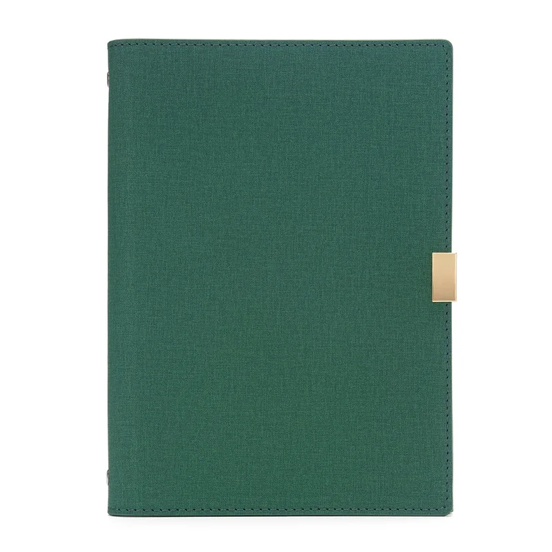 Блокнот-органайзер А5 на 6 колец из искусственной кожи с индивидуальным логотипом