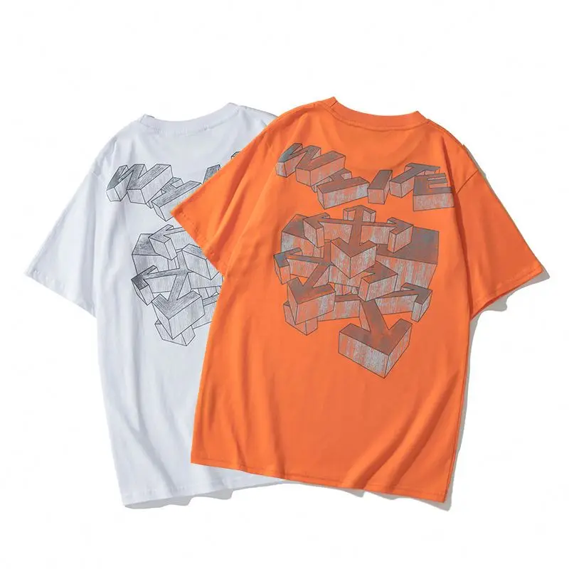 CQNN663 Summer Wear 3d Graphic Print Short-sleeved O- Neck Loose Cotton T-shirts For Mens