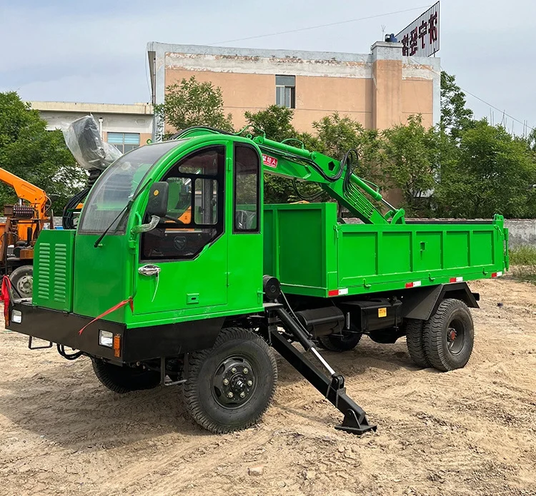6Ton 10 Tons 12ton 20ton Truck mounted excavator dump truck for earthwork digging