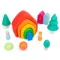 
nordic small forest trees educational wooden block toys for kids 